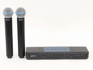 SHURE BLX88デュアルチャンネル受信機＆ワイヤレスマイク2本セット