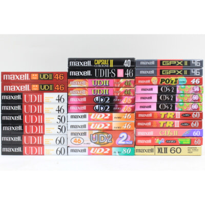 maxell マクセル 未使用カセットテープ ハイポジションの買取り品の画像