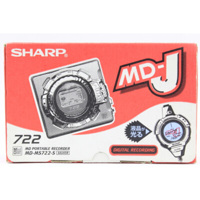SHARP シャープ MD-J MD-MS722-S MDプレイヤー/レコーダーの買取り品の画像