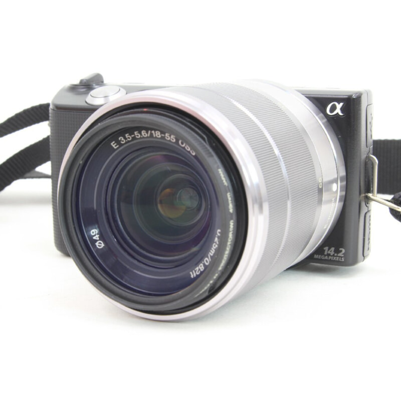 SONY αシリーズ レンズ交換式ミラーレスカメラ NEX-5 18-55の画像1