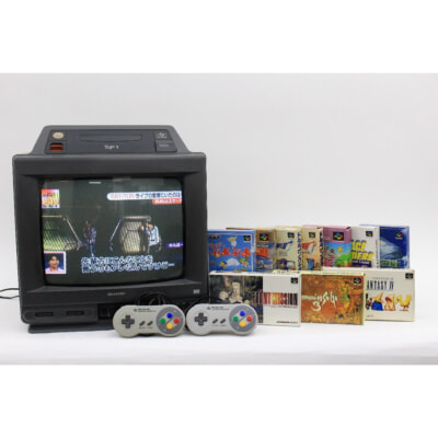 SHARP　14インチ スーパーファミコン内臓型TV　14G-SF1　地デジチューナあり