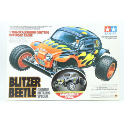 TAMIYA タミヤ 1/10電動RCオフロード カーブリッツァー ビートル クローム メタリック スペシャルの買取り品の画像