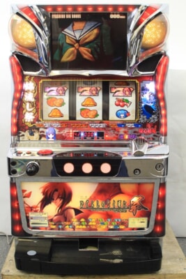 スロット実機 オーイズミ「ひぐらしのなく頃に　祭」 5号機 コイン不要機