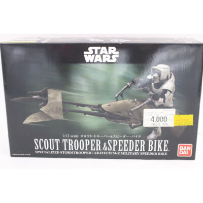 スターウォーズ 1/12 スカウト・トルーパー&スピーダー・バイク プラモデル