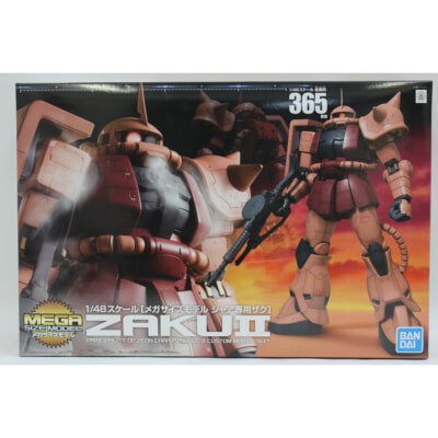 BANDAI メガサイズモデル シャア専用ザク　1/48の買取り品の画像